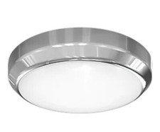 Image of 4LITE LED WALL/CEILING LIGHT WITH MICROWAVE SENSOR CHROME 13W 1083LM