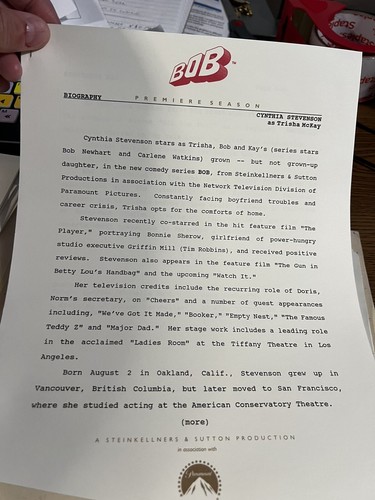 Bob (Newhart’s Third Sitcom) Press Kit - RARE TV History! - Picture 20 of 24