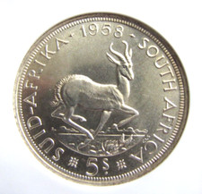 South Africa KM52 5 Shillings 1958 NGC PL 65