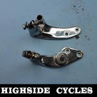 1158 95 HARLEY DAVIDSON DYNA CHROME FOOT REST BRACKET FORWARD CONTROL