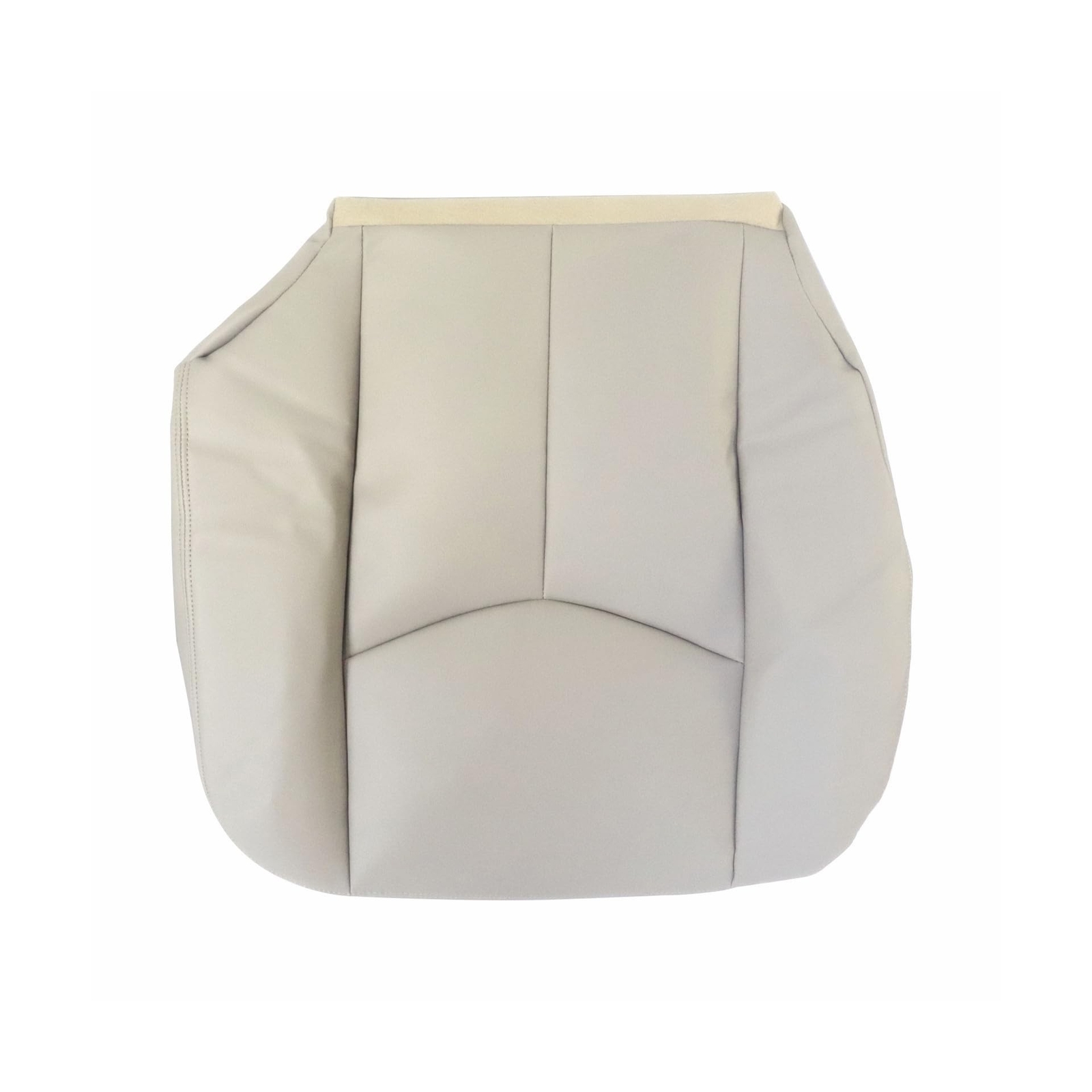 Driver & Passenger Bottom & Top Lean Back Replacement Leather Seat Cover Tan#...