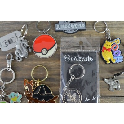 Random Keychain Lot Pokemon Turtle Owlcrate Other