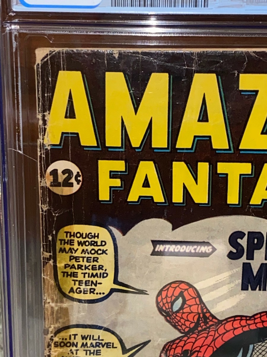 【激レア】Amazing Fantasy #15 Facsimile CGC Amazing Fantasy #15 CGC 1.5 Origin! 1st Spider-man! Movie