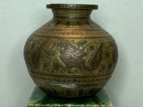 18th Century Ganga Jumna Lota Vessel/Pot/vase India - Picture 2 of 12