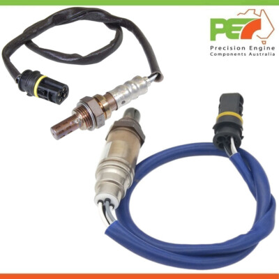 2x New PEC Pre-Cat Oxygen Sensors LHS + RHL To Suit Mercedes Benz E240 2.4L 6Cyl