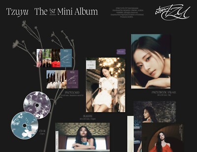 TZUYU TWICE 1st Mini Album [abouTZU] CD+P.Book+P.Card+Sticker+Film