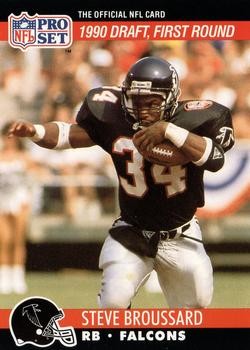1990 Pro Set #688 Steve Broussard