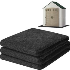 Alfombra de piso para cobertizo de almacenamiento al aire libre ToLanbbt 8,2 x 6 pies alfombrilla impermeable para cochera