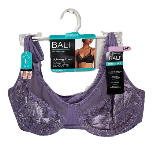 Bali One Smooth U Minimizer Reggiseno Con Ferretto: Effetto Riducente, Traspirante, Spalline Convertibili, Colore Opaco