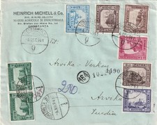 ROMANIA: Censored cover Constanza to Sweden 1941.