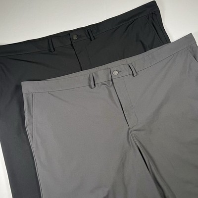 LOT OF 2* Old Navy Active Tech Hybrid 4 Way Stretch Shorts Black & Gray Mens 52