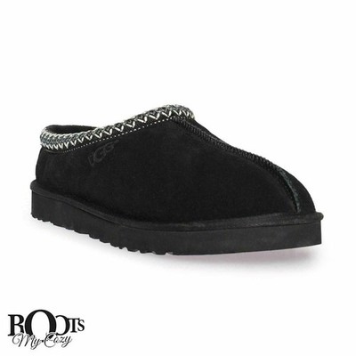 UGG M TASMAN ブラック 11 UGG TASMAN BLACK SHEEPSKIN MEN'S SLIPPERS SIZE US 11/UK 10/EU 44.5