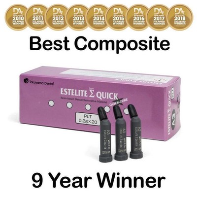 ESTELITE SIGMA QUICK COMPOSITE RESIN PACK OF 20 CAPSULES TOKUYAMA Shade A1