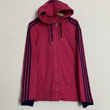 Gr 38 M Adidas Kapuze Sport Jacke Pink Lila Shirt Pullover Hoodie Lauf Fitness S