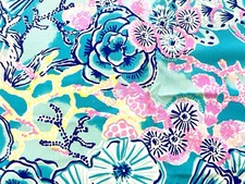 LILLY PULITZER Fabric-Cotton Terry-Once Upon A Tide 60”w BTY