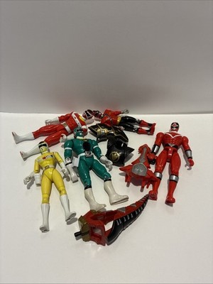 Mixed Lot of Bandai Power Rangers Action Figures & Parts