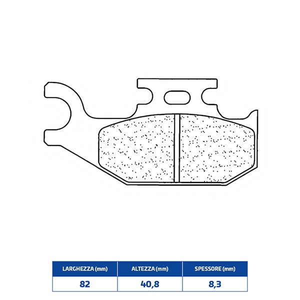 PASTIGLIE FRENO CL BRAKES 1235ATV1