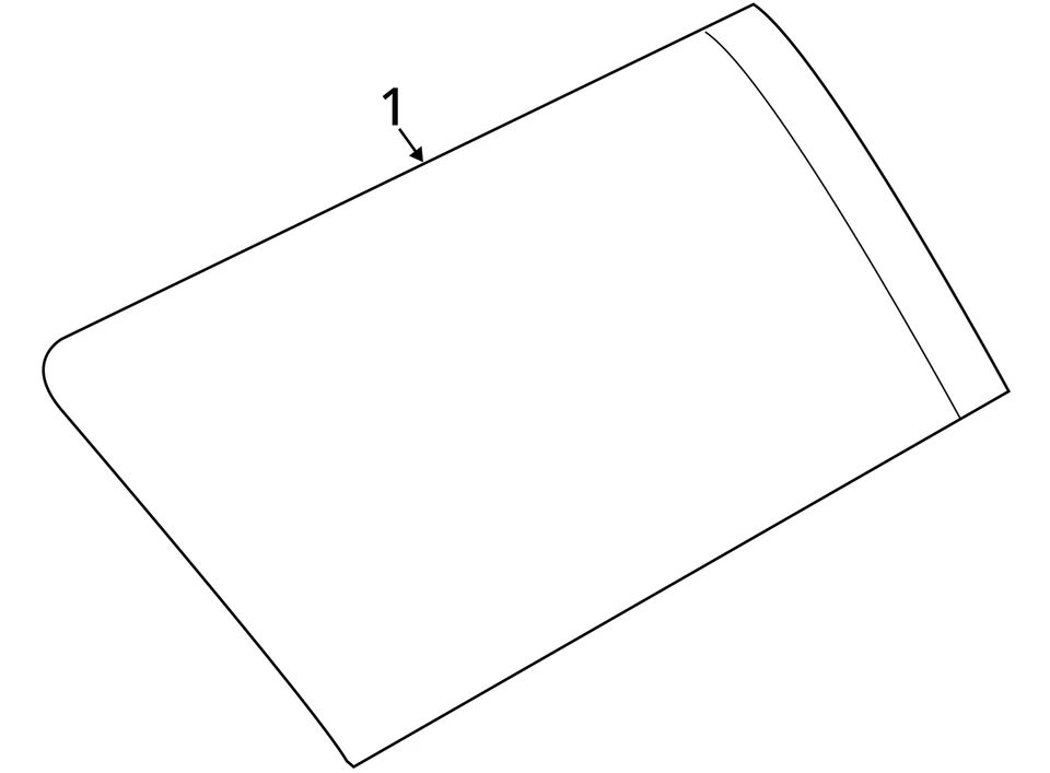 Lincoln Navigator 2018-2021 OEM cuarto trasero derecho ventana de cristal (123"" SWB) Foto 4 de 4