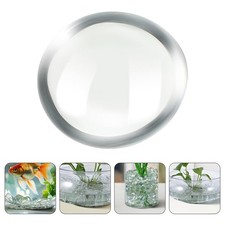 300 Pcs Mini Pebbles Clear Marbles Decorative Beads Stones for Fish Tank Vase