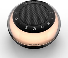 White Noise Sound Machine with 35 Sounds Therapy Rain Fan for Yoga Sleeping Aid