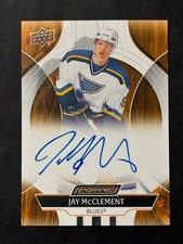 Jay McClement 2024-25 Upper Deck Engrained Icons Autograph #CA-YM