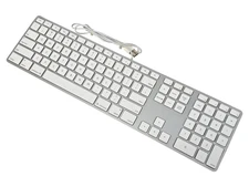 Apple A1243 Aluminum Wired Keyboard MB110LL/A🚀Full Size, Slim, Mac, Genuine OEM