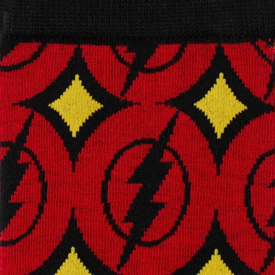 DC Comics The Flash Red Men's One Size Dress Socks - Image 3 of 4