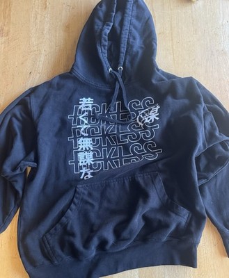 Young & Reckless YR Black Hoodie Mens Medium Graphic Logo