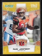 2008 Score #62 Rudi Johnson Gold Zone SP #d 012/400!