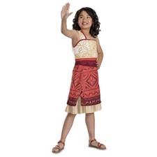 Disney Child Moana 2 Classic Costume Dress Medium 7-8 NEW
