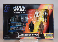 Vintage Star Wars Power of the Force CLASSIC EDITION 4-PACK Kenner 1995 NEW