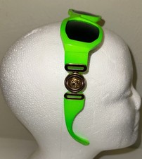 Brand New,WT,Versace Medusa Biggie sunglasses in a vibrant green.W/Medusa Plaque
