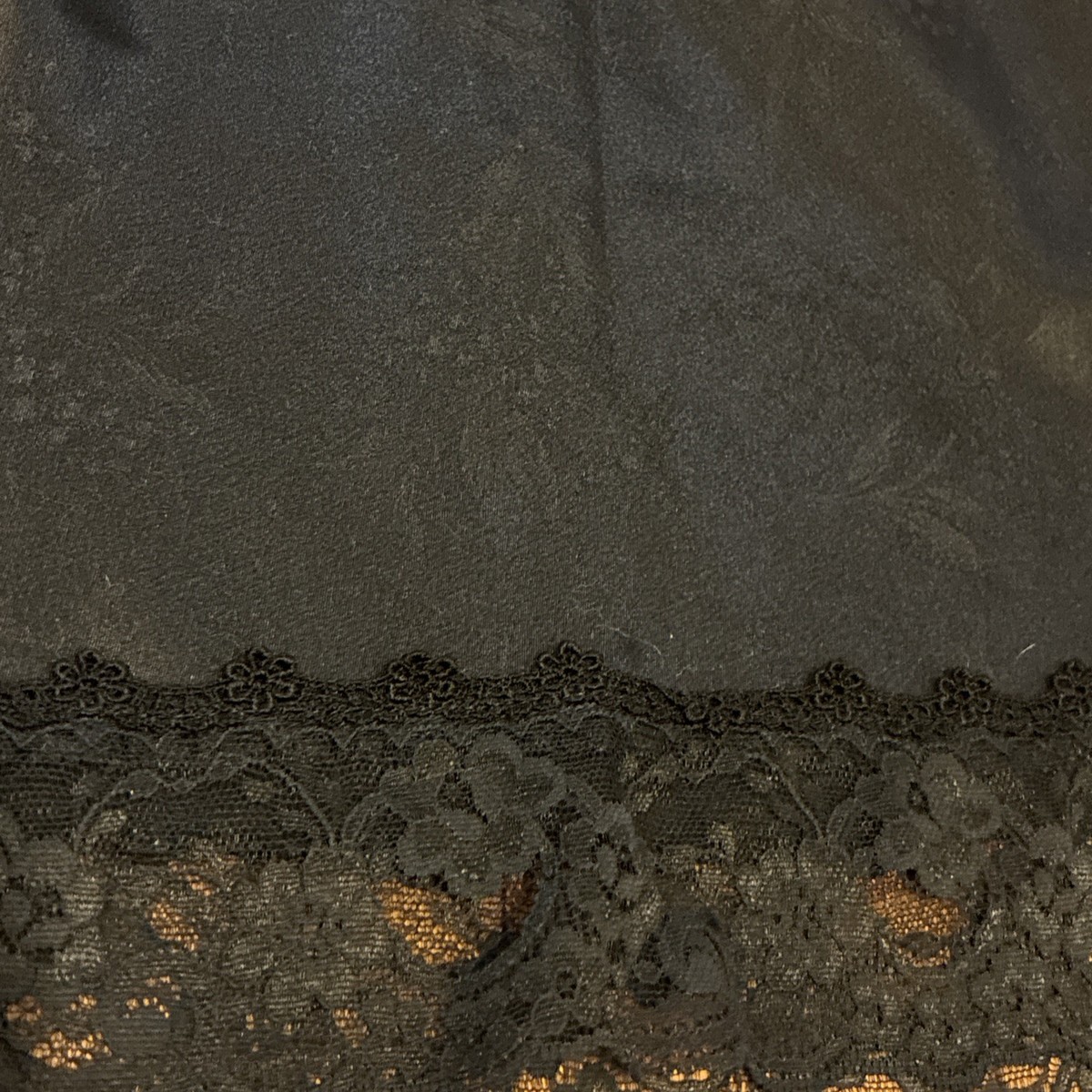VTG Christian Dior Lingerie Slip Scalloped Floral Lace Jacquard