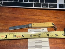 OLD Camco "Say It With Flowers" New York City Advertising Pruning  Folding Knife