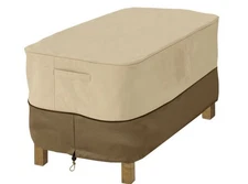 Classic Accessories Veranda Water-Resistant 38 Inch Rectangular Patio Ottoman