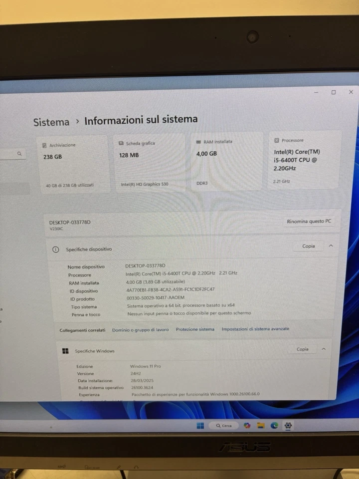 asus AIO - Immagine 4 di 4