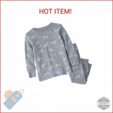 little planet by carter's Neutral 2-piece Pajamas made with Organic Cotton, Blue