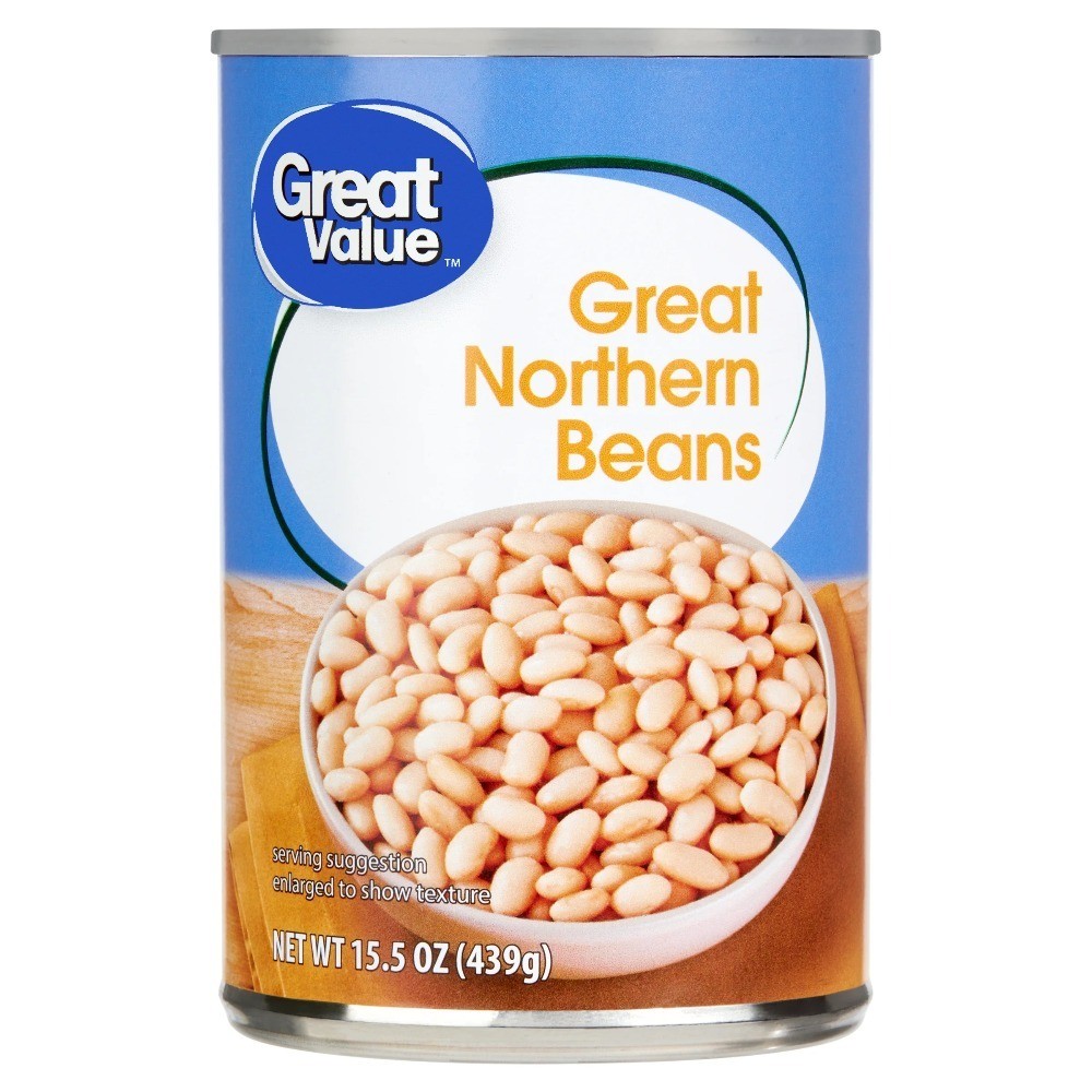 Canned Great Northern Beans 12 Pack 15.5 oz Cans