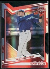 2022 Panini Elite Extra Edition #56 Henry Bolte Prime Numbers C Die Cut #/187
