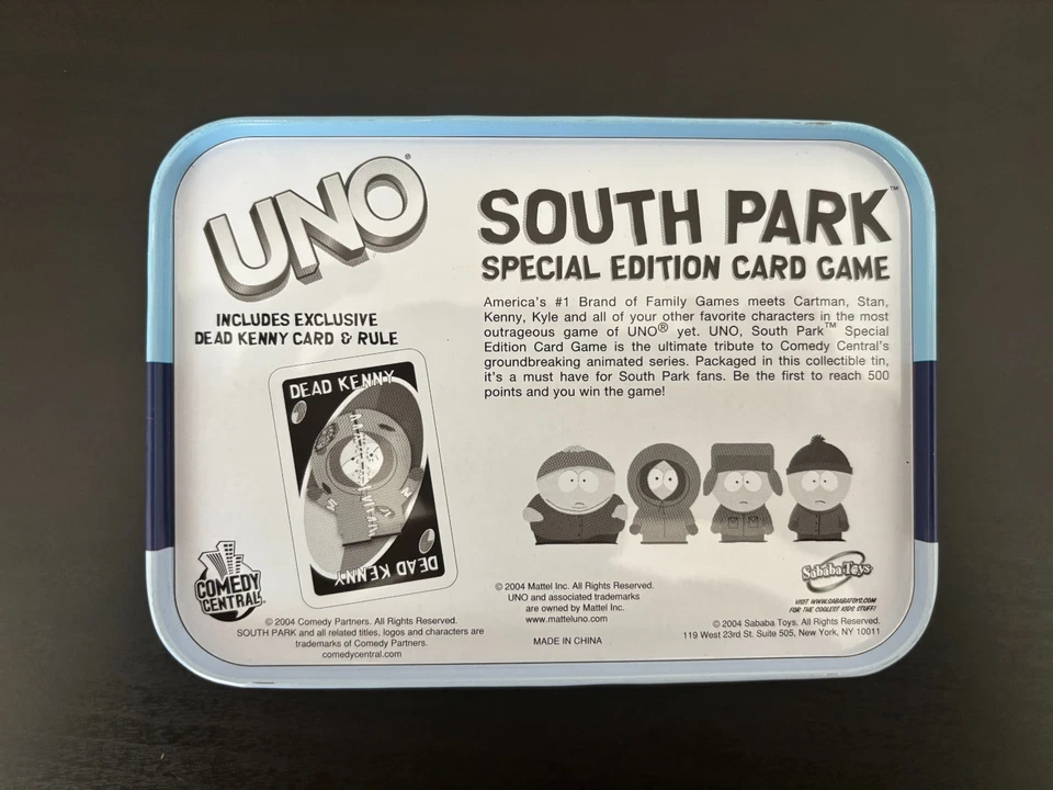 VINTAGE South Park UNO Special Edition COMPLETE SET Card Game - Image 4 of 4