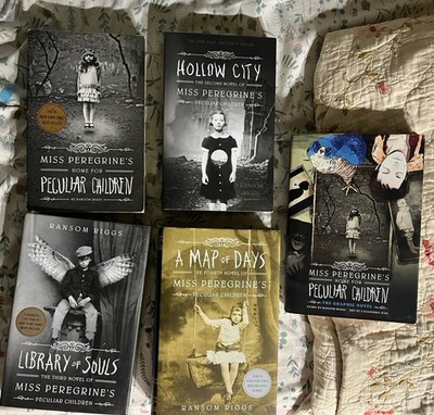 Miss Peregrine's Home for Peculiar Children Ransom Riggs 5 Book Lot