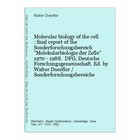 Molecular biology of the cell : final report of the Sonderforschungsbereich "Mol