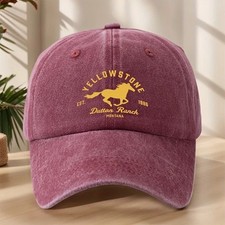 🐎 Yellowstone Dutton Ranch Embroidered Baseball Cap