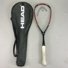Head Ti.110 Nano Squash Racket  Storage Bag Red Black Titanium Adult EUC