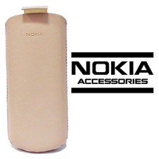 Nokia 8800 Gold Arte Leather Case Beige Cover Accessories