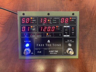 Free The Tone FT-2Y FLIGHT TIME DIGITAL DELAY guitar effector