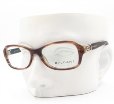 Bvlgari Eyeglasses BV4076B 5240 Glasses Marbled Brown Swarovski Crystals No Case