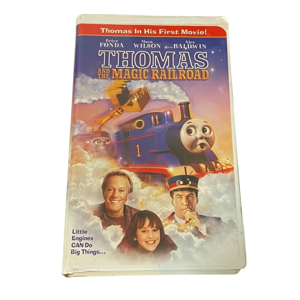 Thomas And The Magic Railroad VHS Tape Movie 2000 Retro Peter Fonda Alec Baldwin Foto 2 de 4
