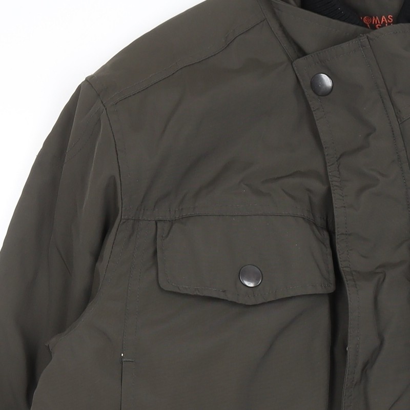 Debenhams Men’s Green Puffer Jacket Size S Mid-Length Nylon image 6