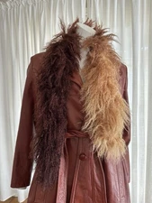 Mongolian Curly Shaggy Fur Scarf